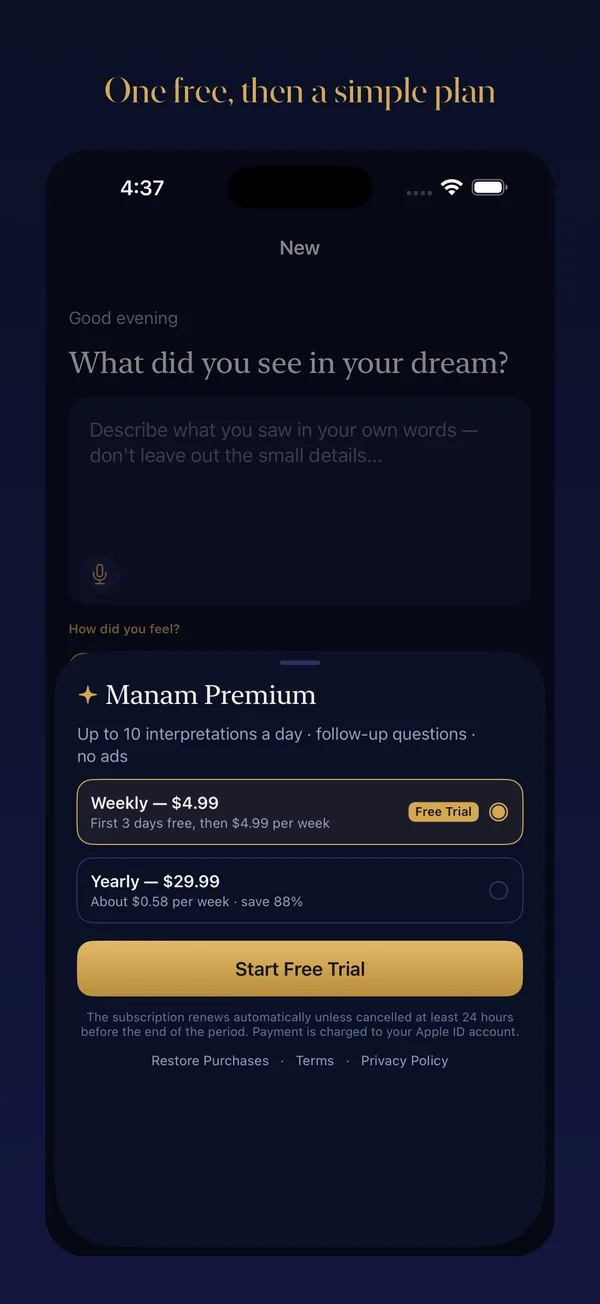 Subscription options